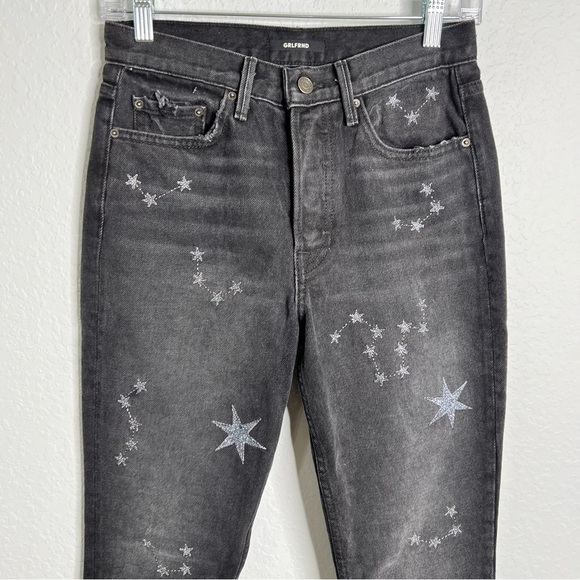 GRLFRND Jeans Women 26 Skinny Karolina Star Embroidered constellation B6 - Picture 4 of 14